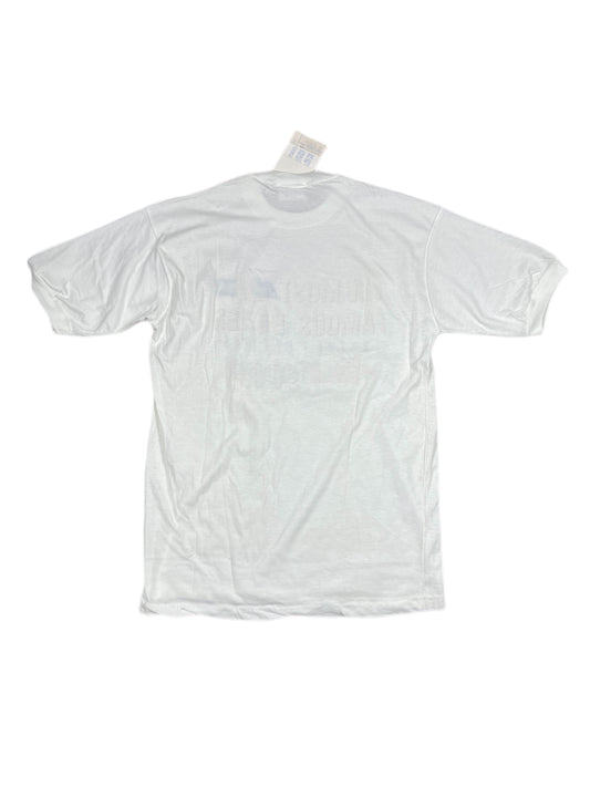 Vintage Kappa 1990s Jack La Motta T-Shirt White - XL