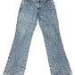 Y2k MAC Flared Denim Pants Blue - XXL