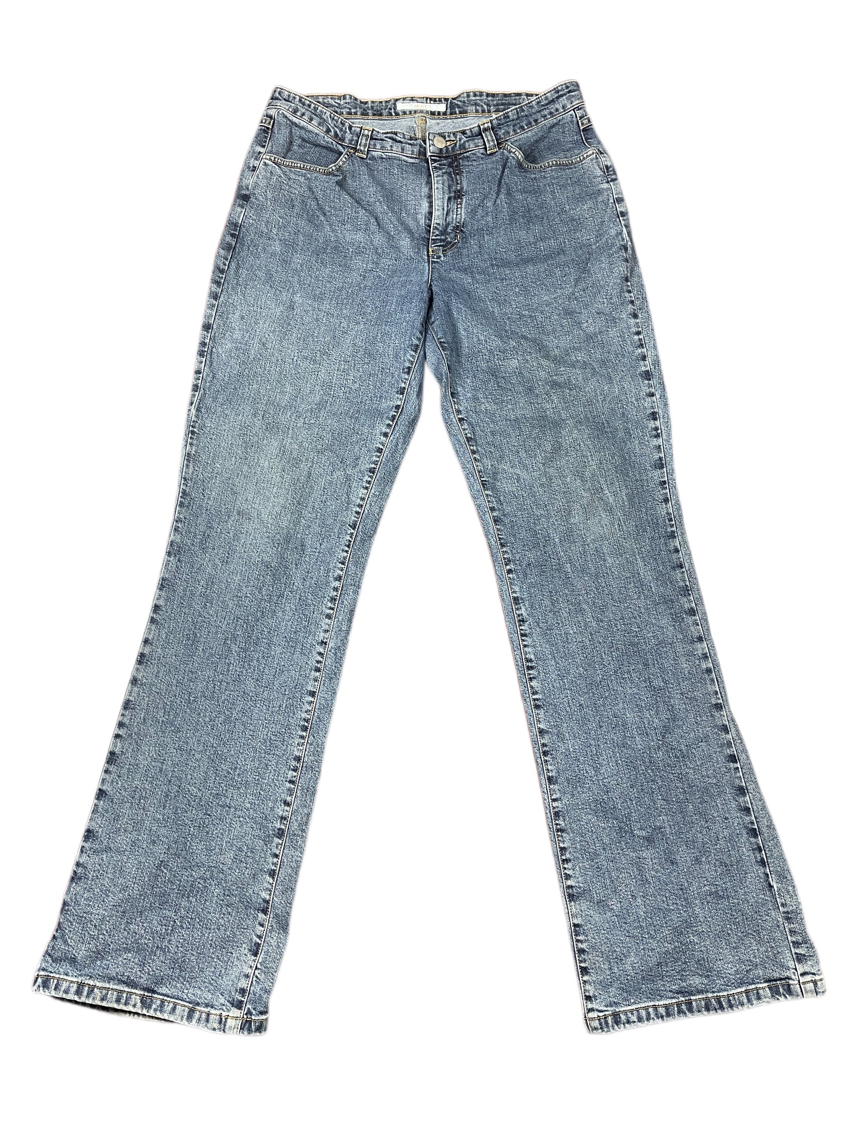 Y2k MAC Flared Denim Pants Blue - XXL