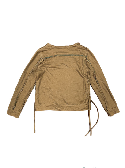 Y2k Aldinova Long Sleeve Top Brown - XL/XXL