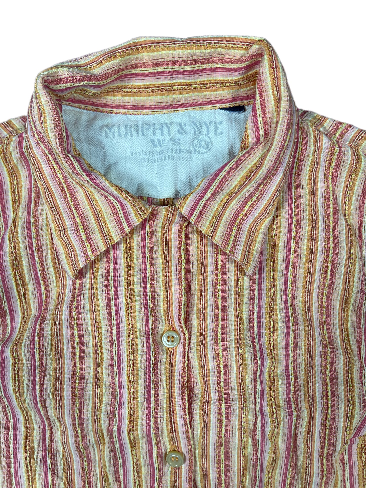 Y2k Murphy & Nye Sleeveless Top Orange - M/L