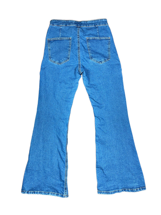Jennyfer Denim Pants Flared Blue - XL