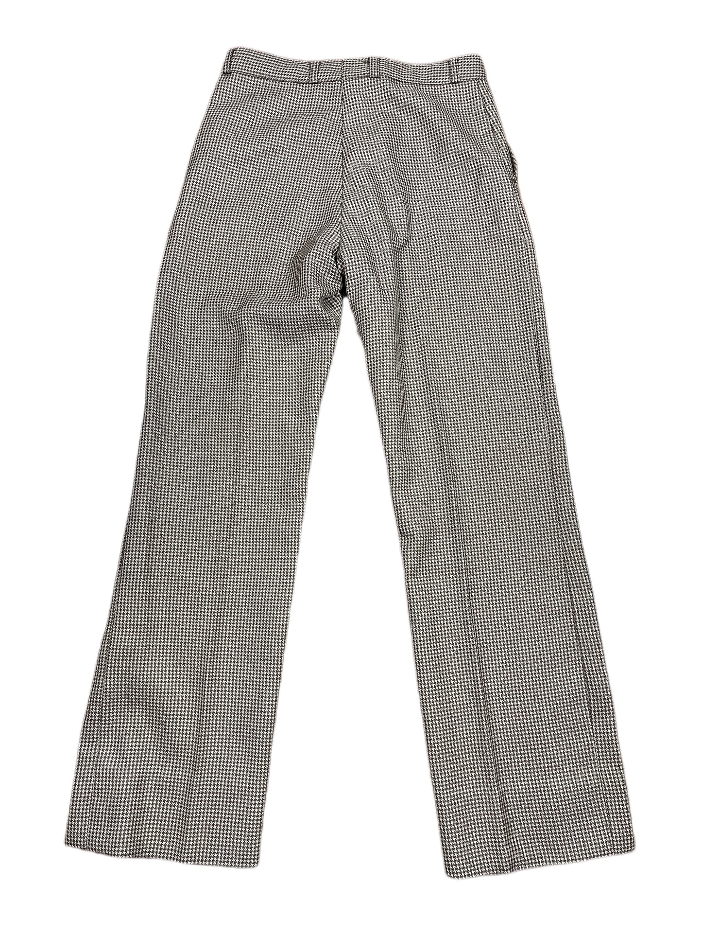 Vintage Eural Bootcut Wool Pants Brown - S