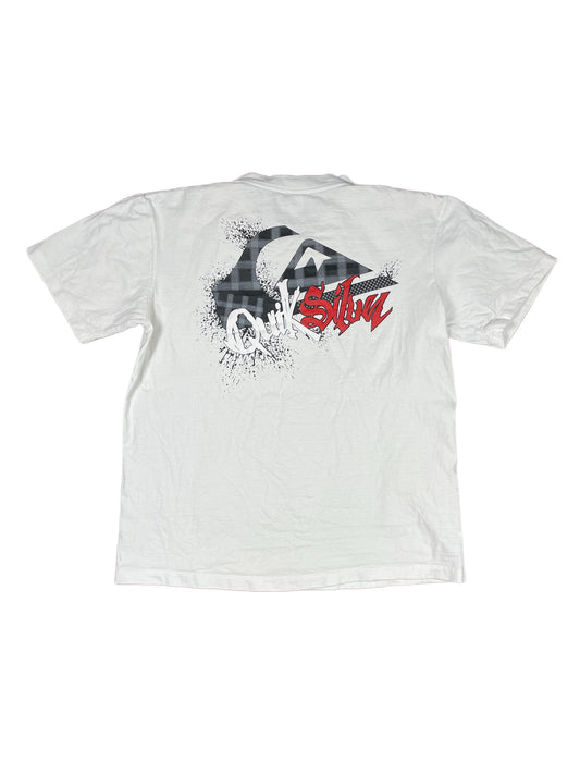 Y2k Quiksilver T-Shirt White - L