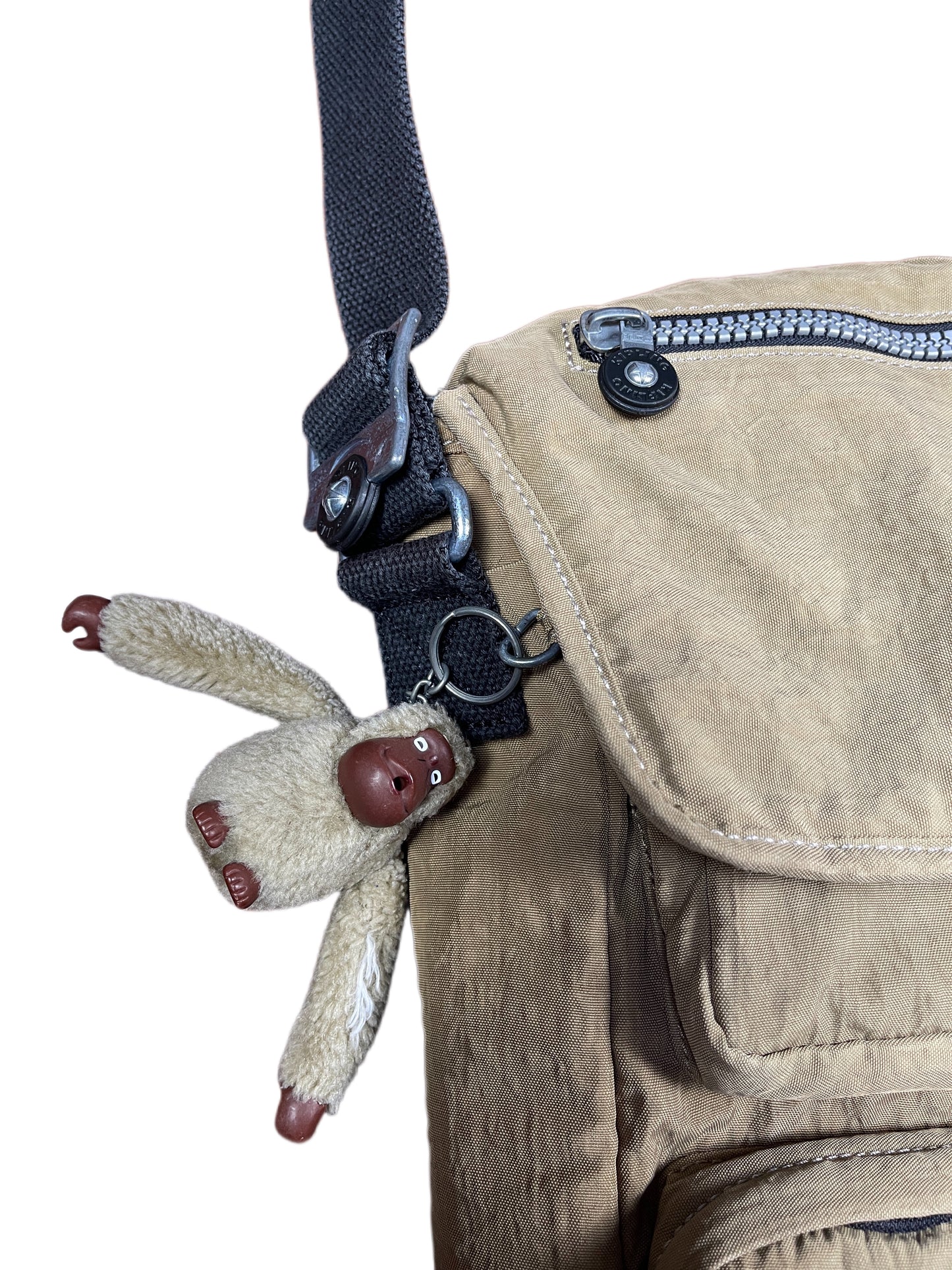 Vintage Kipling Cross Body Bag Khaki