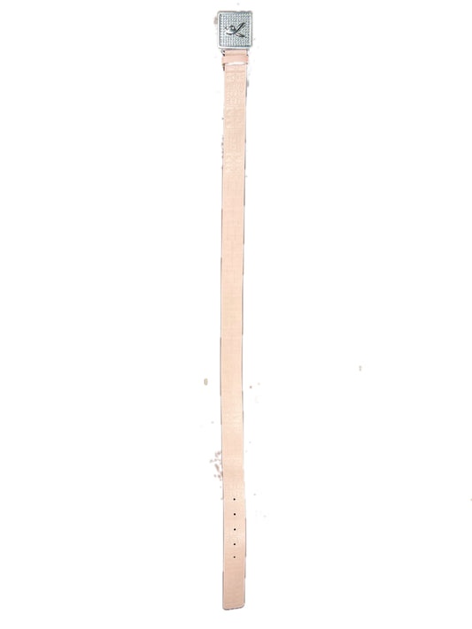 Y2k Playboy Leather Belt Pink 2004