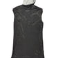 Sleeveless Turtleneck Top Black - M