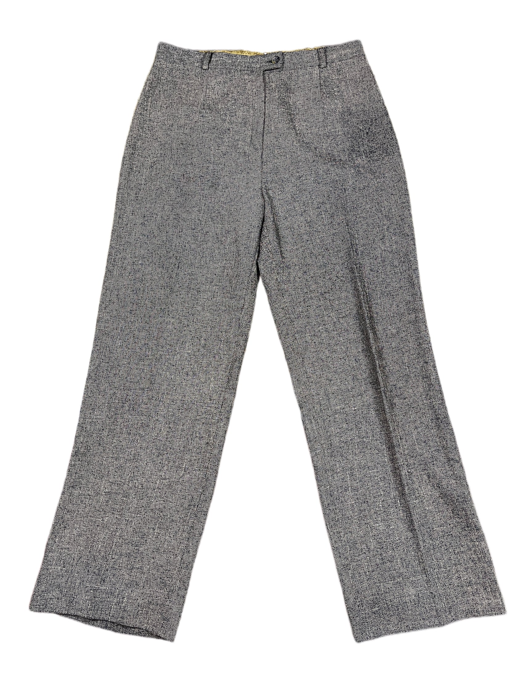 Vintage Carol Wide Cloth Pants Brown Black - XL