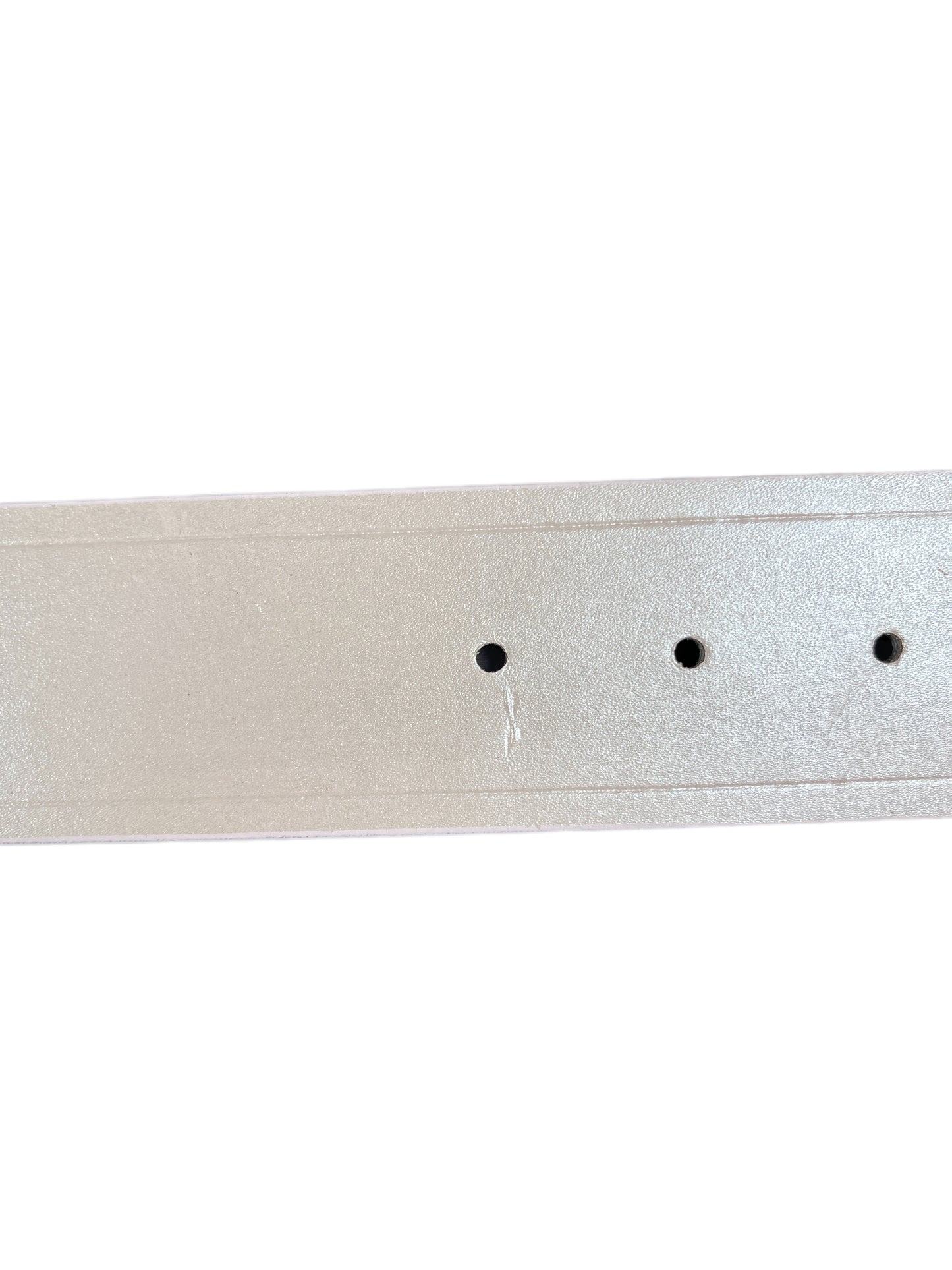 Y2k Playboy Leather Plug Belt Perlmut Rose 2004