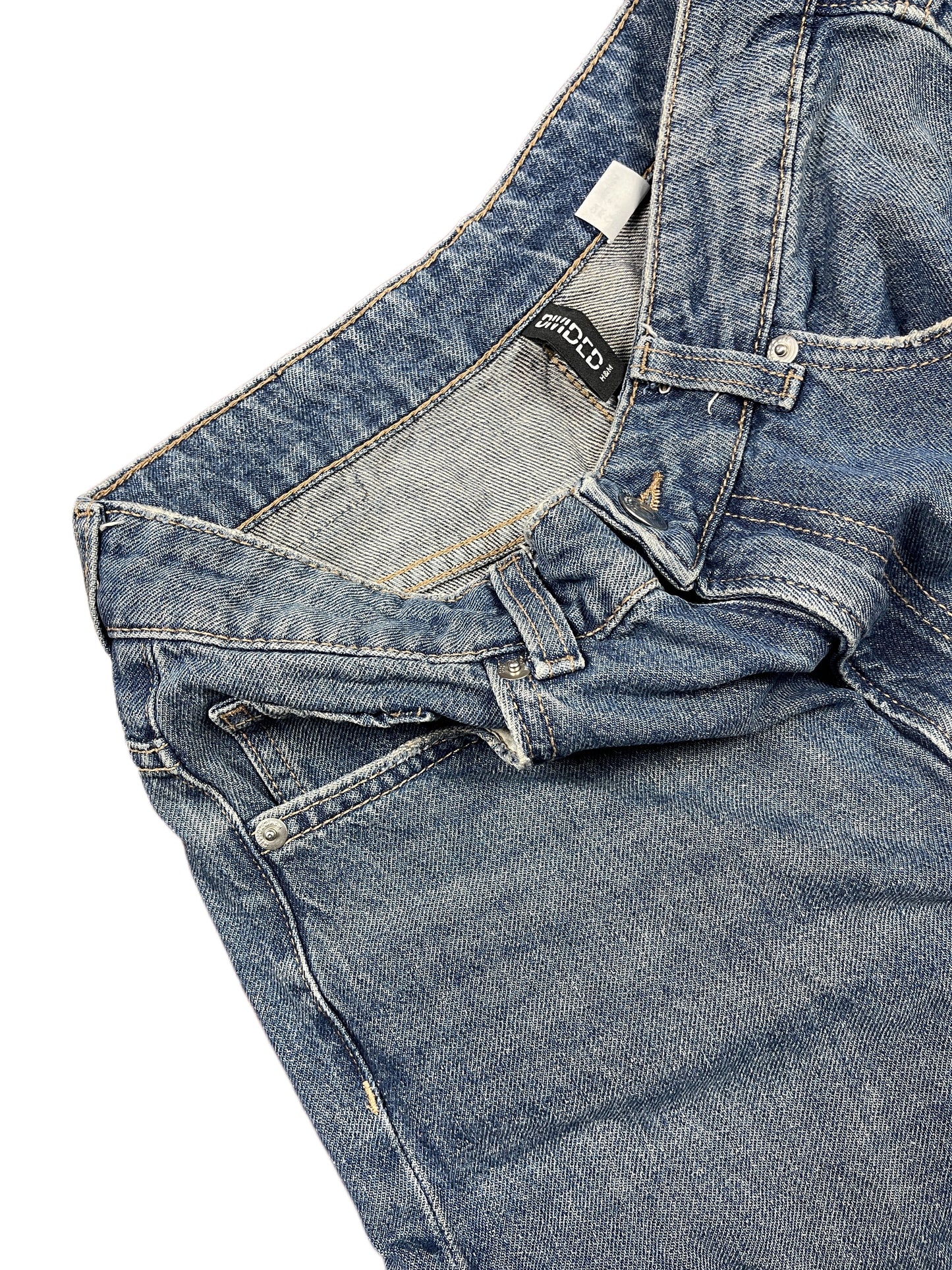 Y2k Divided H&M Bootcut Denim Pants Blue S