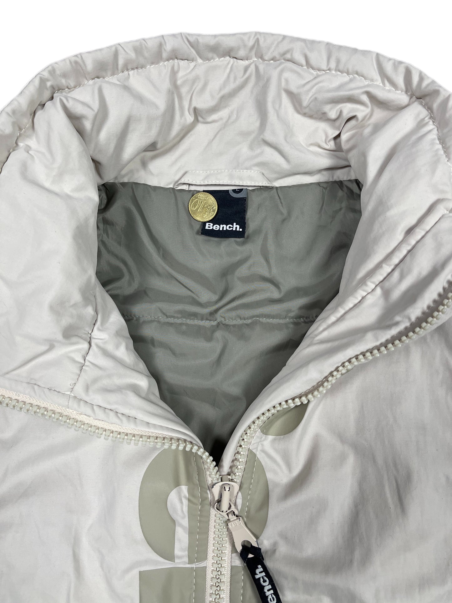 Y2k Bench Vest Cream - L