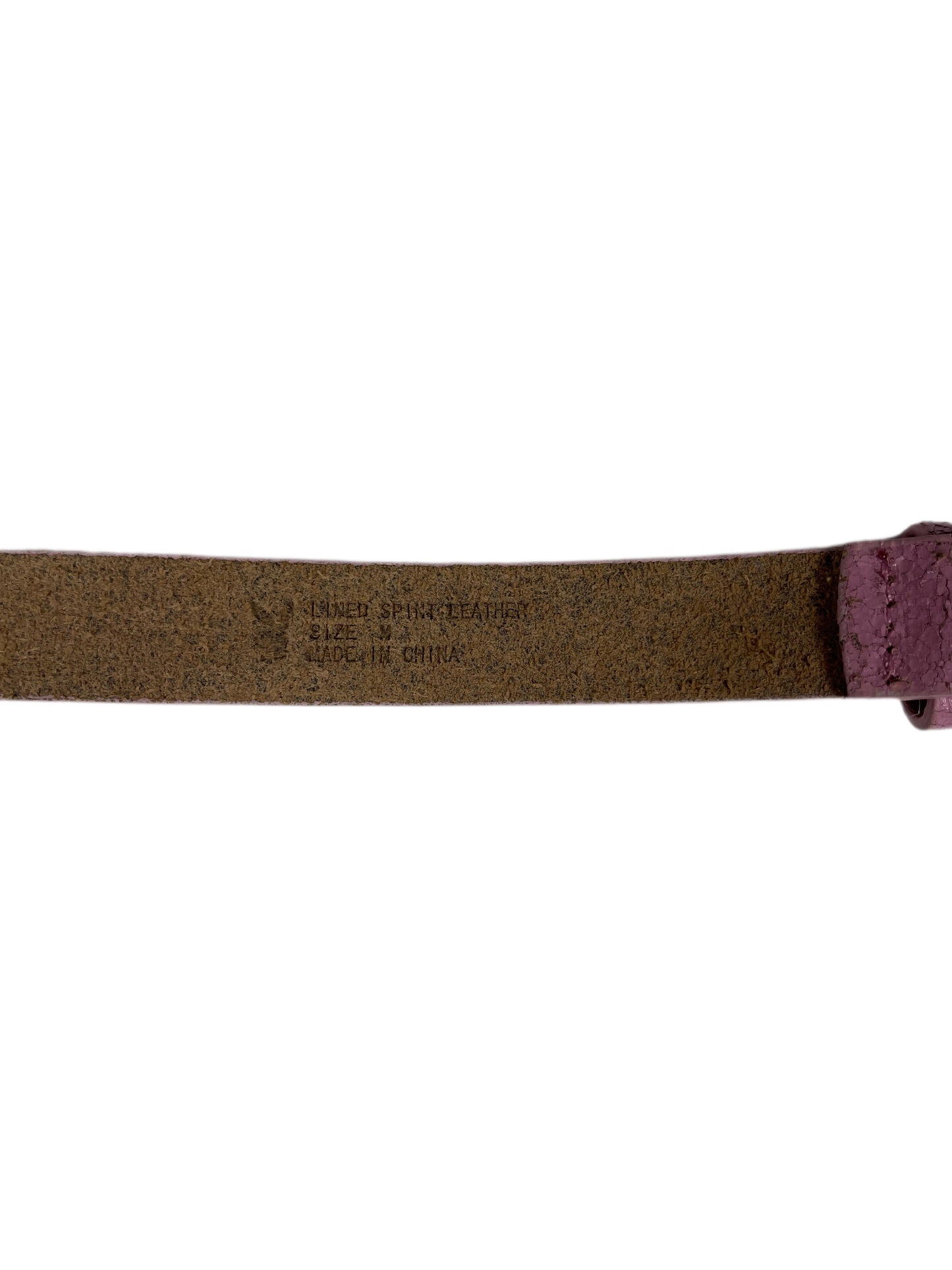 Y2k Playboy Leather Plug In Belt Pink 2004