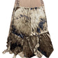 Y2k Frances Classic Long Velvet Skirt Brown - XXXL