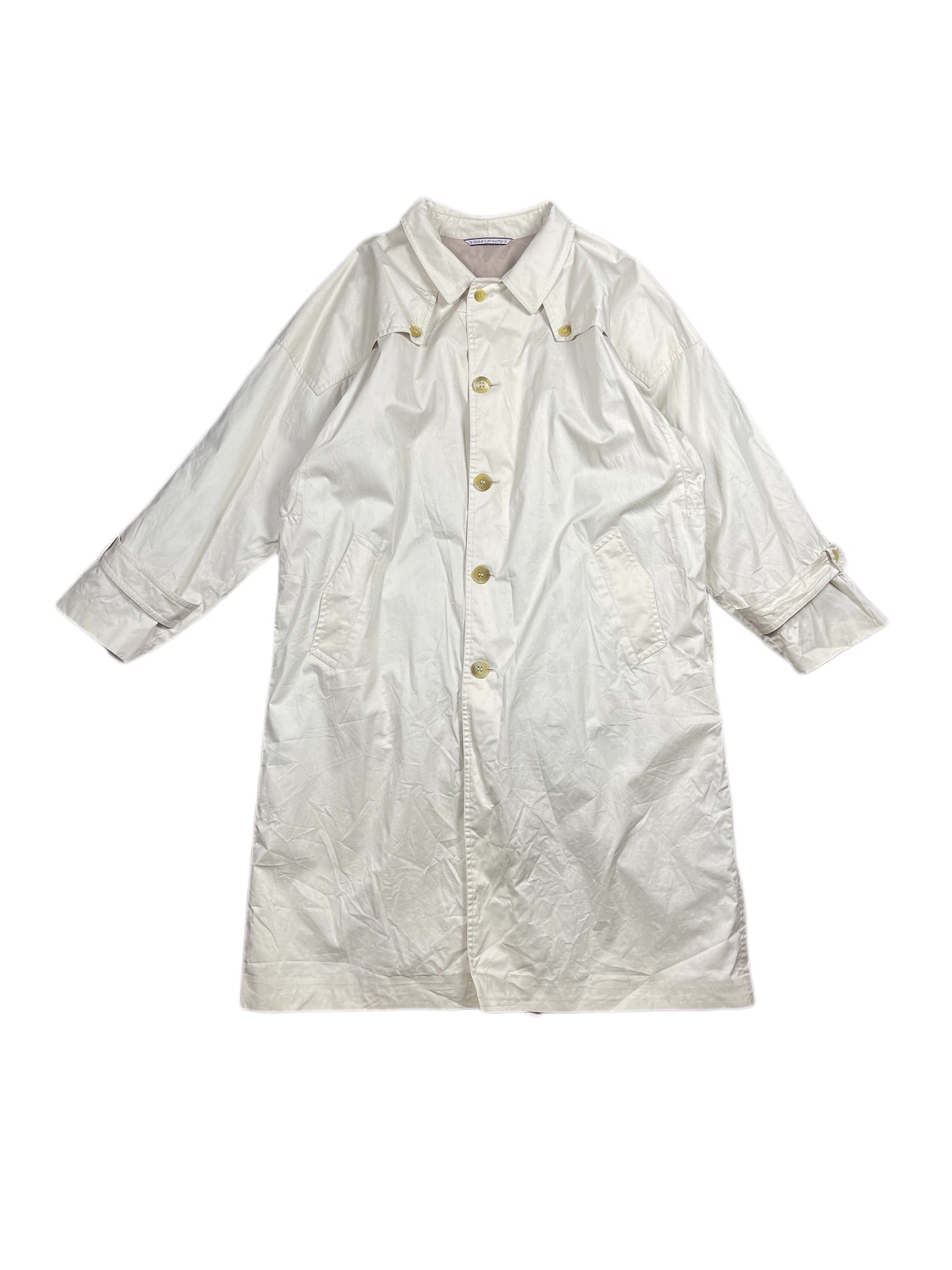 Vintage Caypre Trenchcoat Cream - L