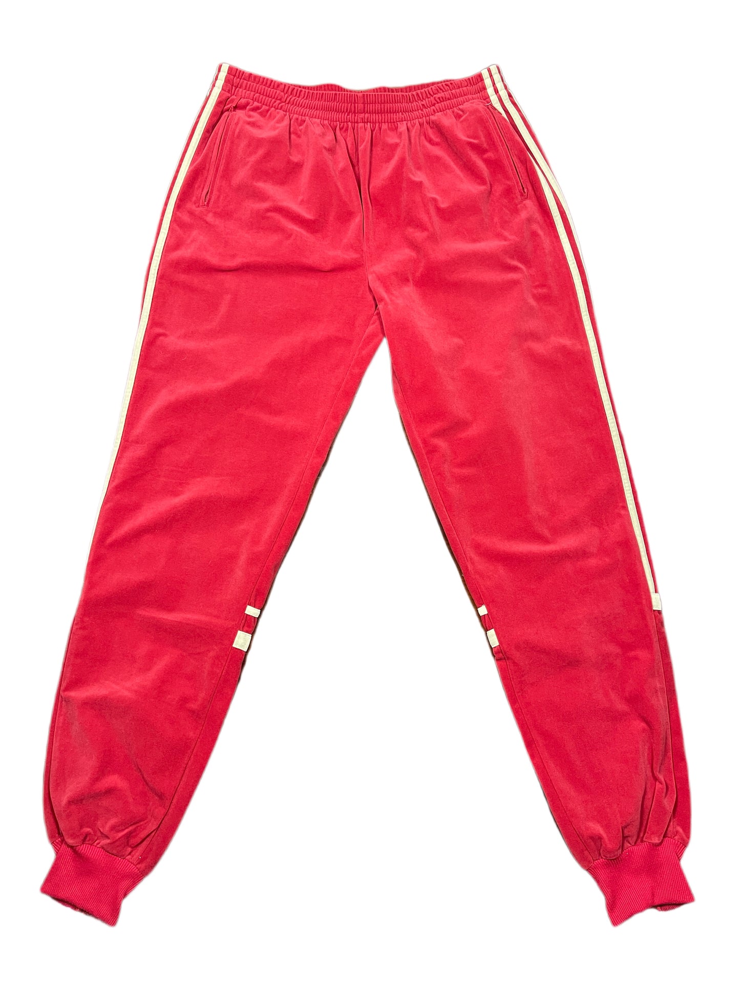 Vintage Adidas 2003 Velvet Sport Pants Red - XXL