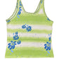 Y2k Gas Sleeveless Top Flower Green - L