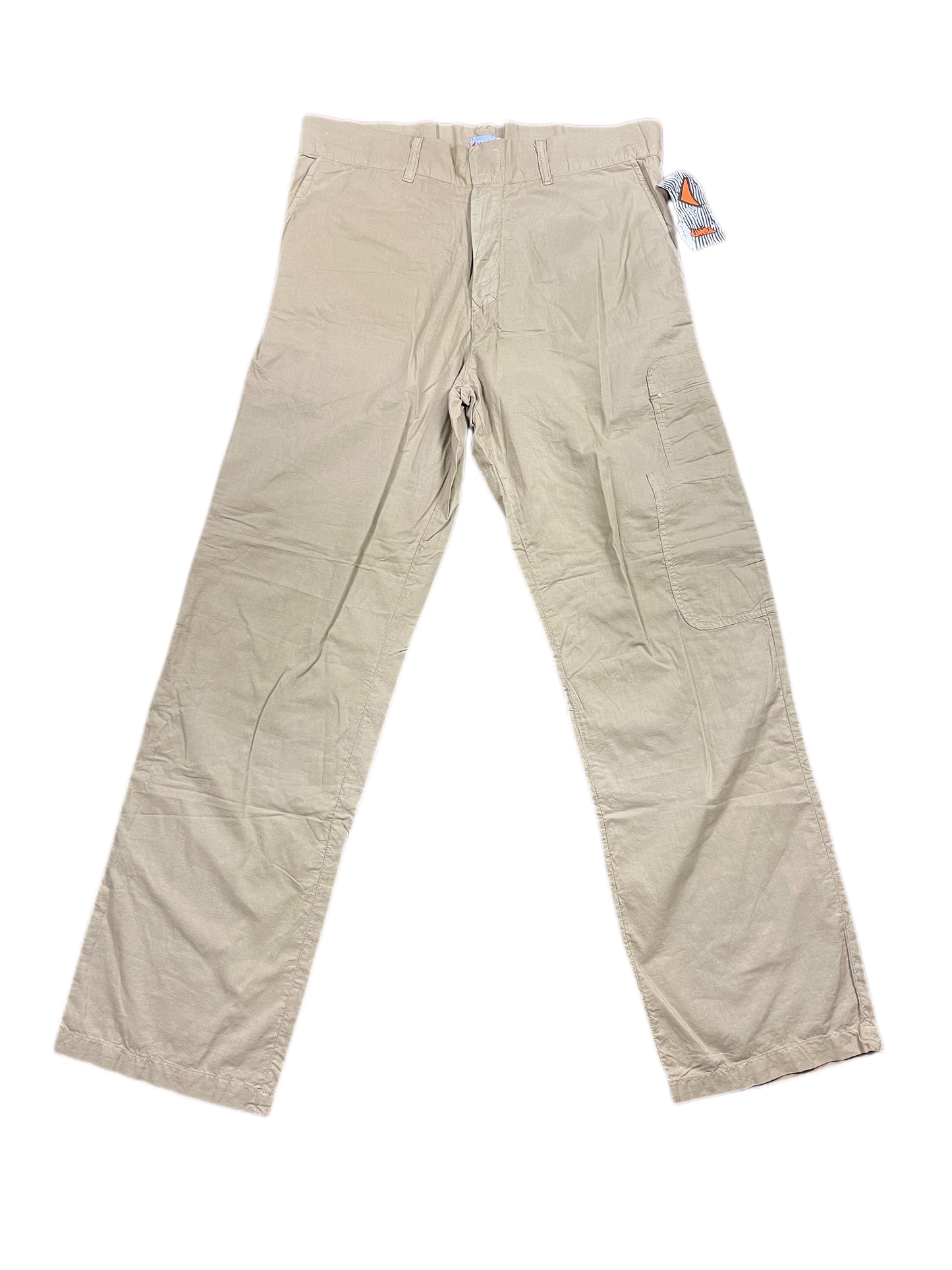 Y2k Cannibal Bootcut Cloth Pants Beige - XL