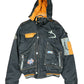 Y2k Darktech Jacket Black Orange - S