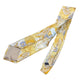 Vintage C&A Silk Tie Flowers Yellow