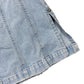 Y2k New London Denim Pants Low Waist Flared Light Blue - S