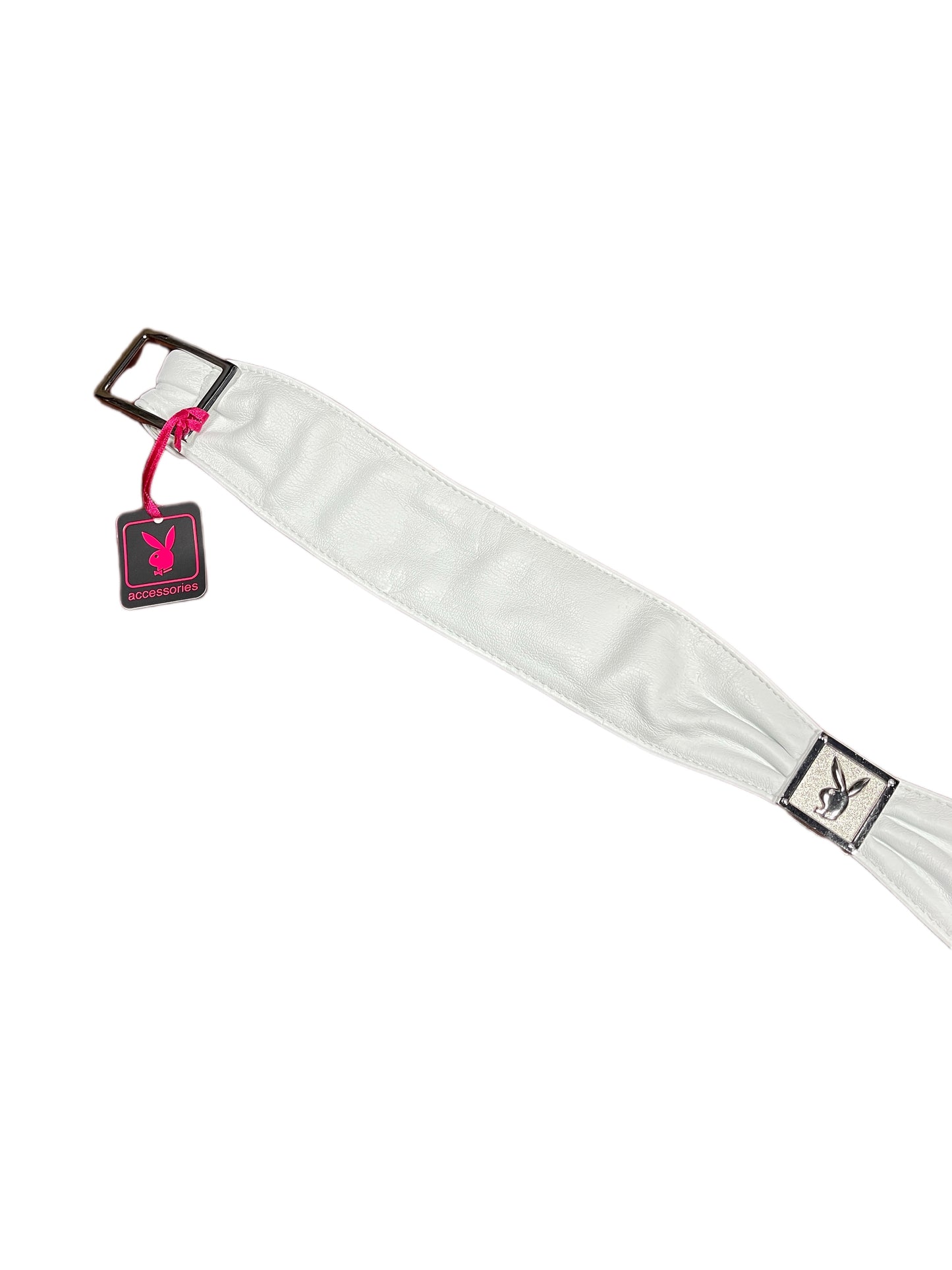 Y2k Playboy Belt White 2004