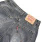 Y2k Levi's Low Waist Flared Denim Pants Gray - M/L