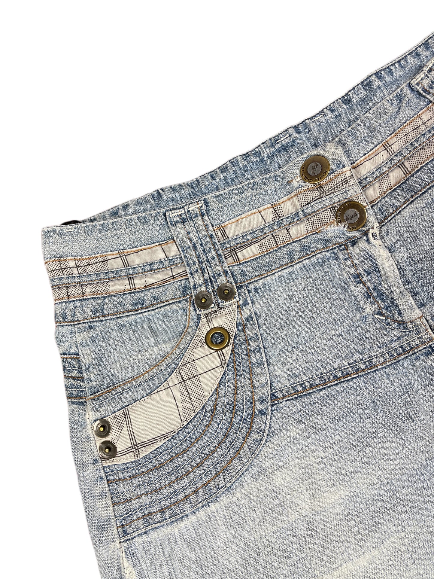 Vintage KYL Denim Skirt Blue - XXXXL