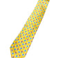 Vintage Laurant Benon Silk Tie Flowers Yellow