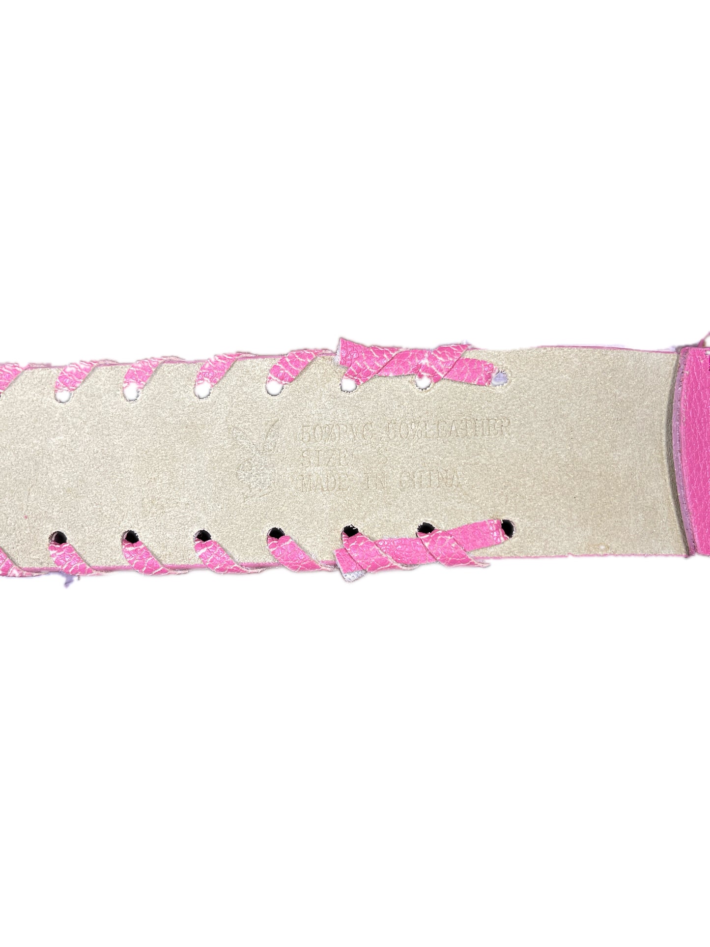 Y2k Playboy Belt Pink 2004