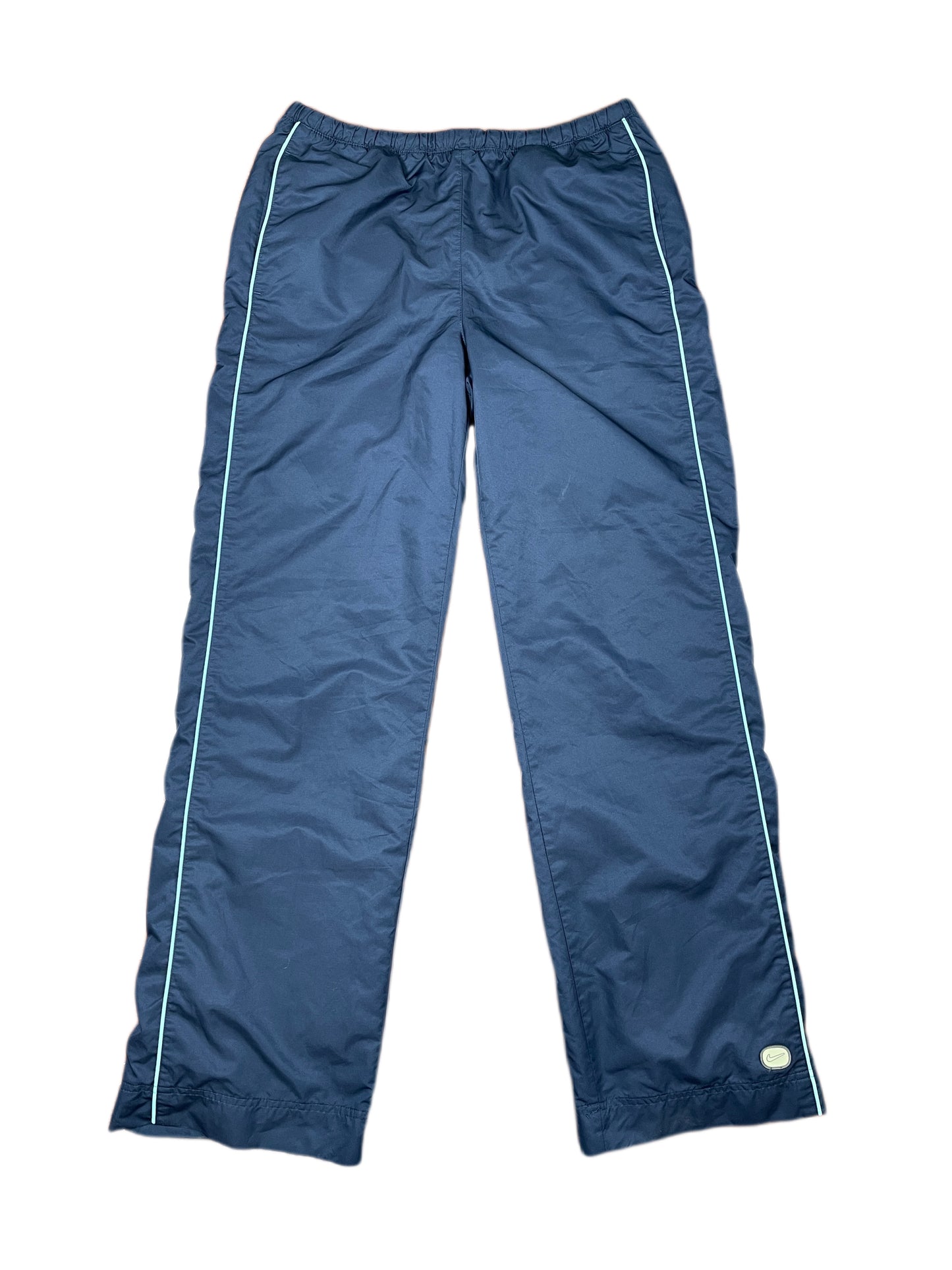 Y2k Nike Sport Pants Bootcut Blue - M
