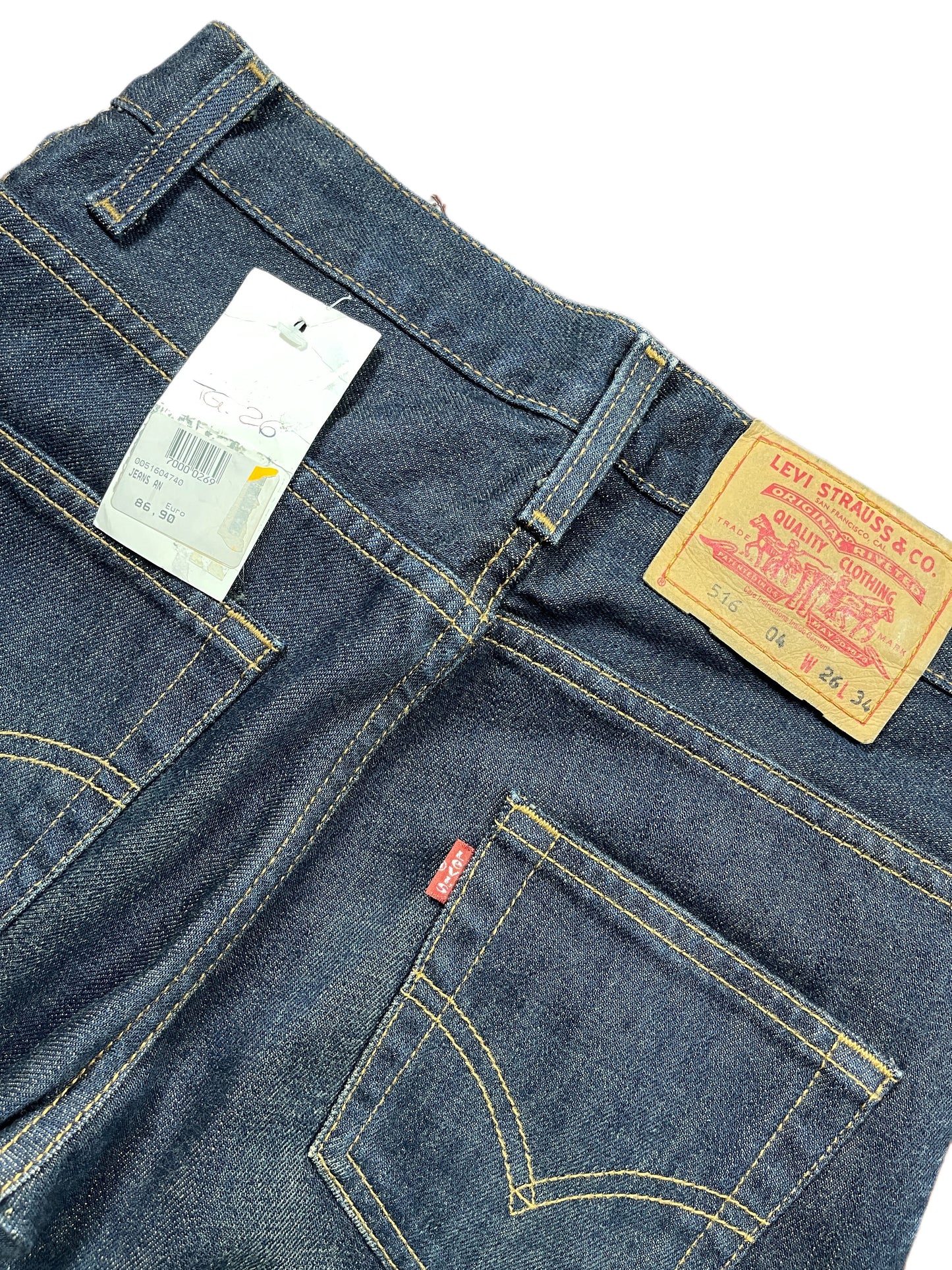 Vintage Levi's Low Waist Flared Denim Pants Blue - S