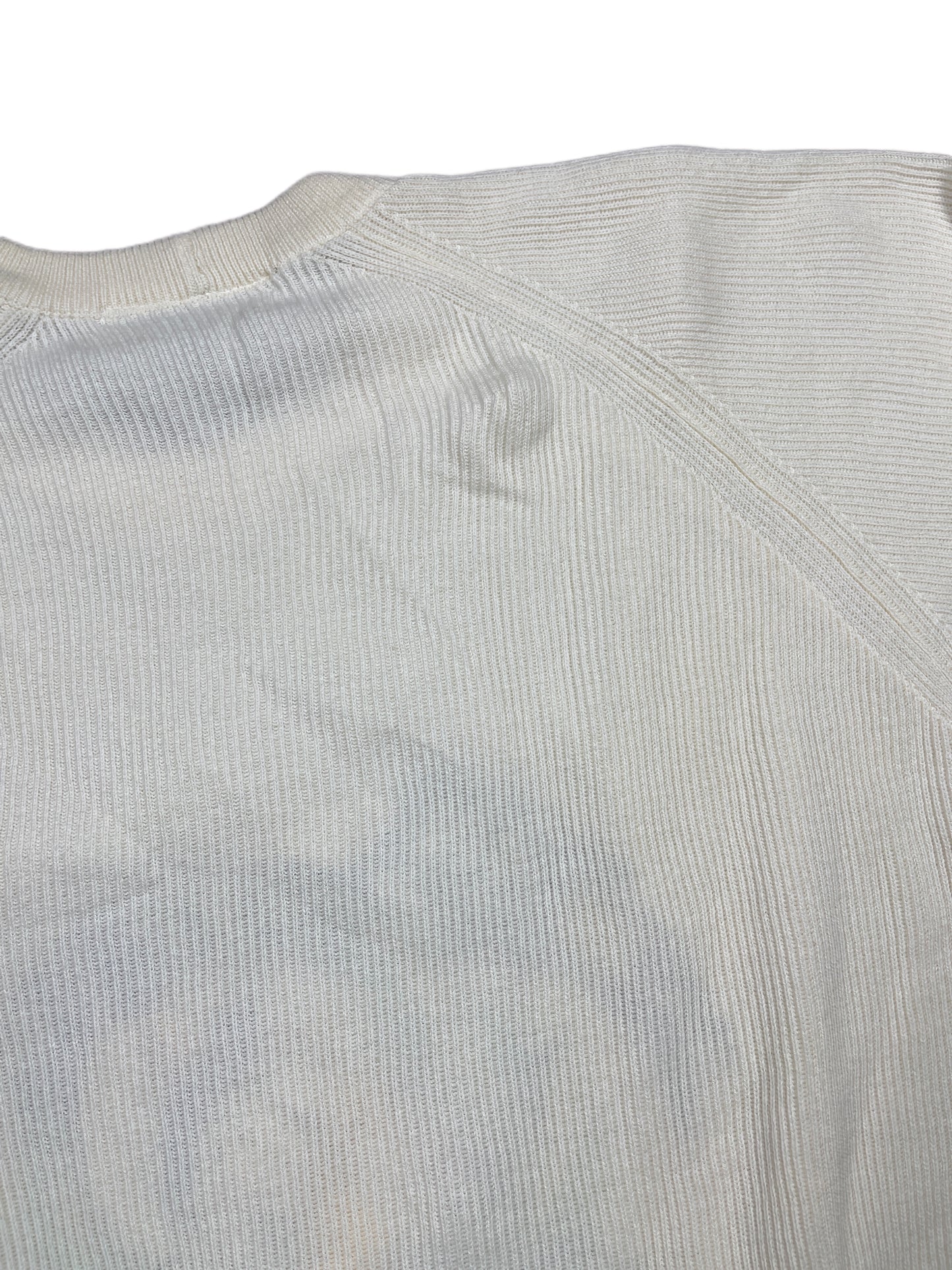 Vintage Iceberg 1990s Disney Donald Duck Knitted Sweatshirt White - XL