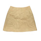 Y2k H&M Velvet Skirt Brown - XS