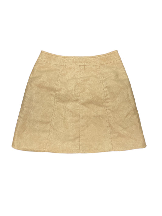 Y2k H&M Velvet Skirt Brown - XS