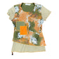 Y2k Cache Cache Short Sleeve Top Beige Orange - XS/S