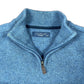 Lloyds Wool Zip Knitted Sweatshirt Blue - XXL