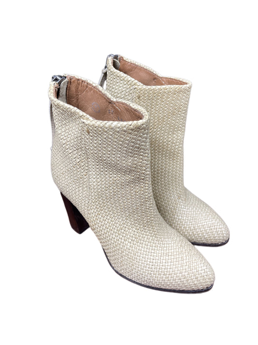 Buttero Low Cut Leather Boots Beige - 37