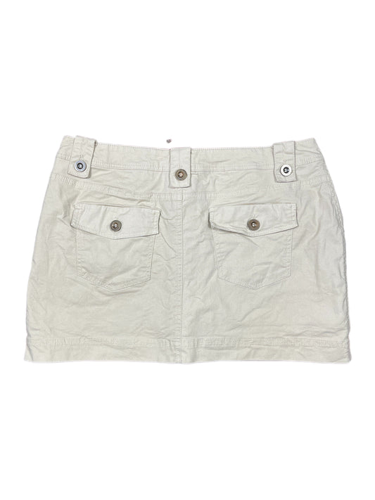 Y2k In Extenso Mini Skirt Beige - M