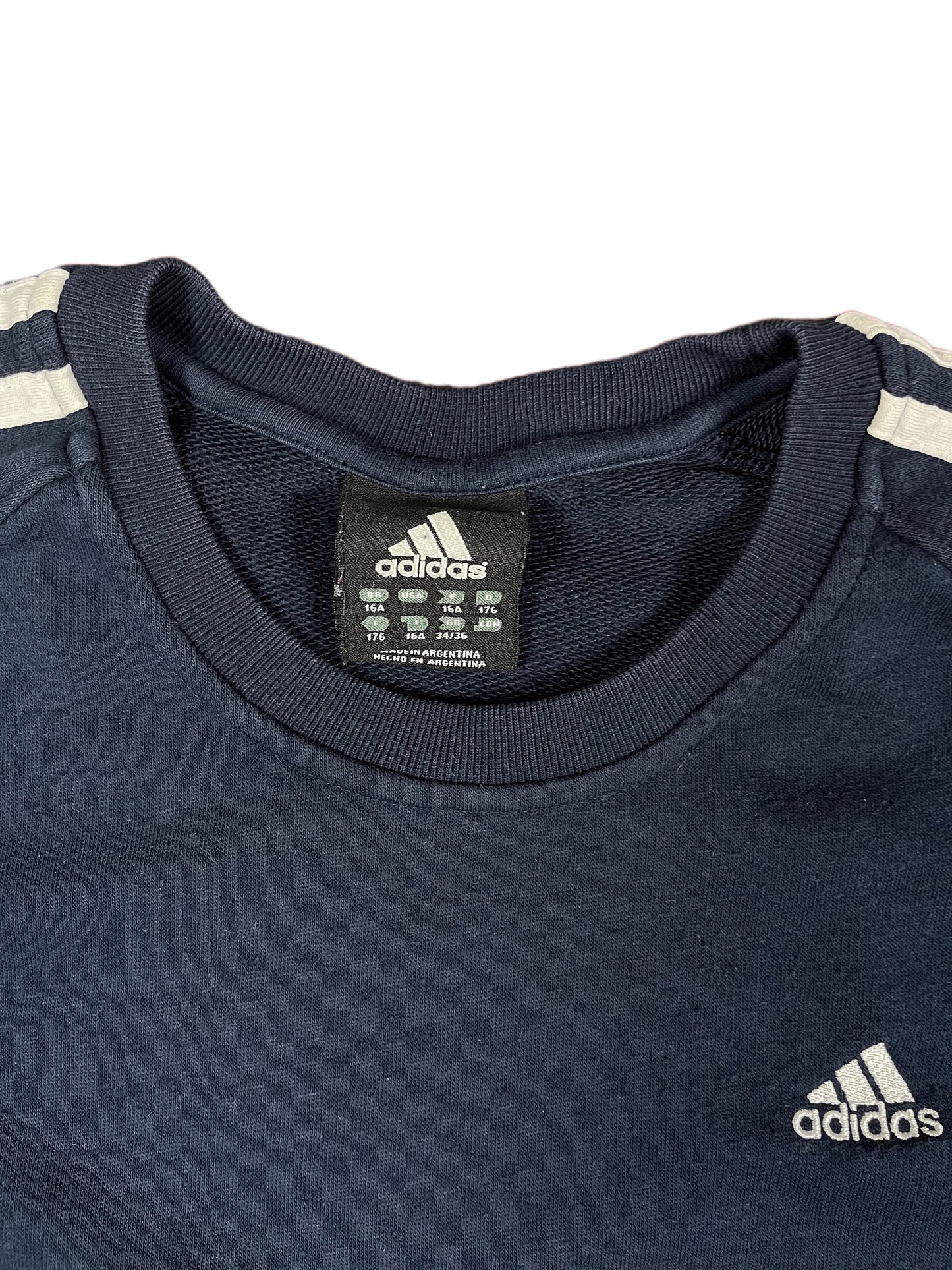 Navy Adidas Sweatshirt - M