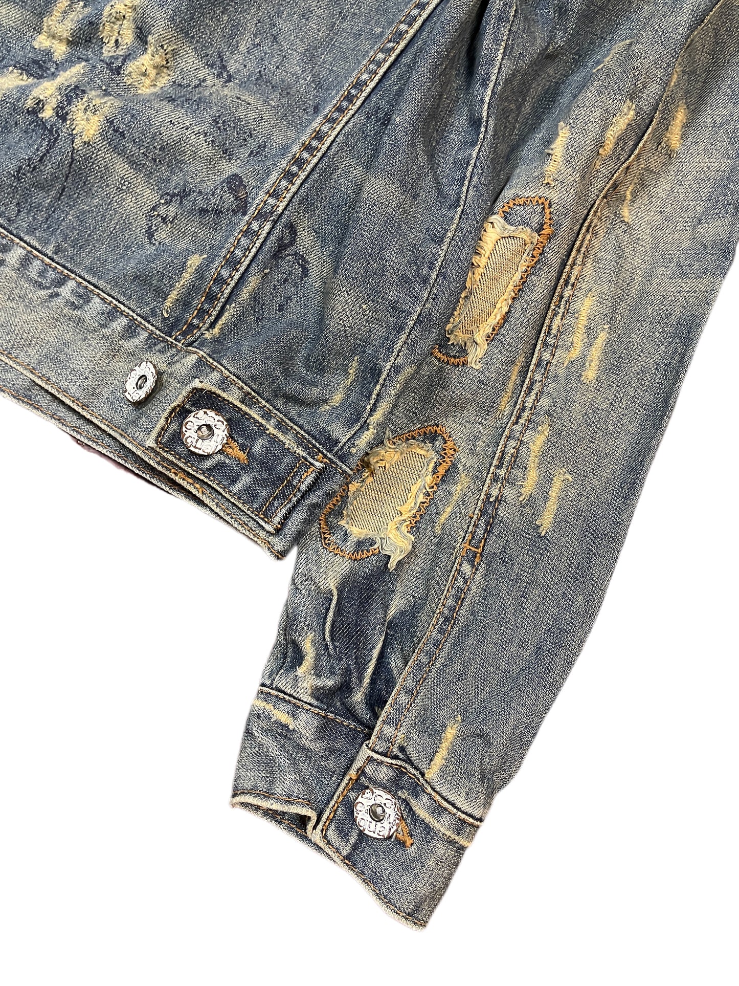 Y2k Desigual Denim Jacket Blue - M
