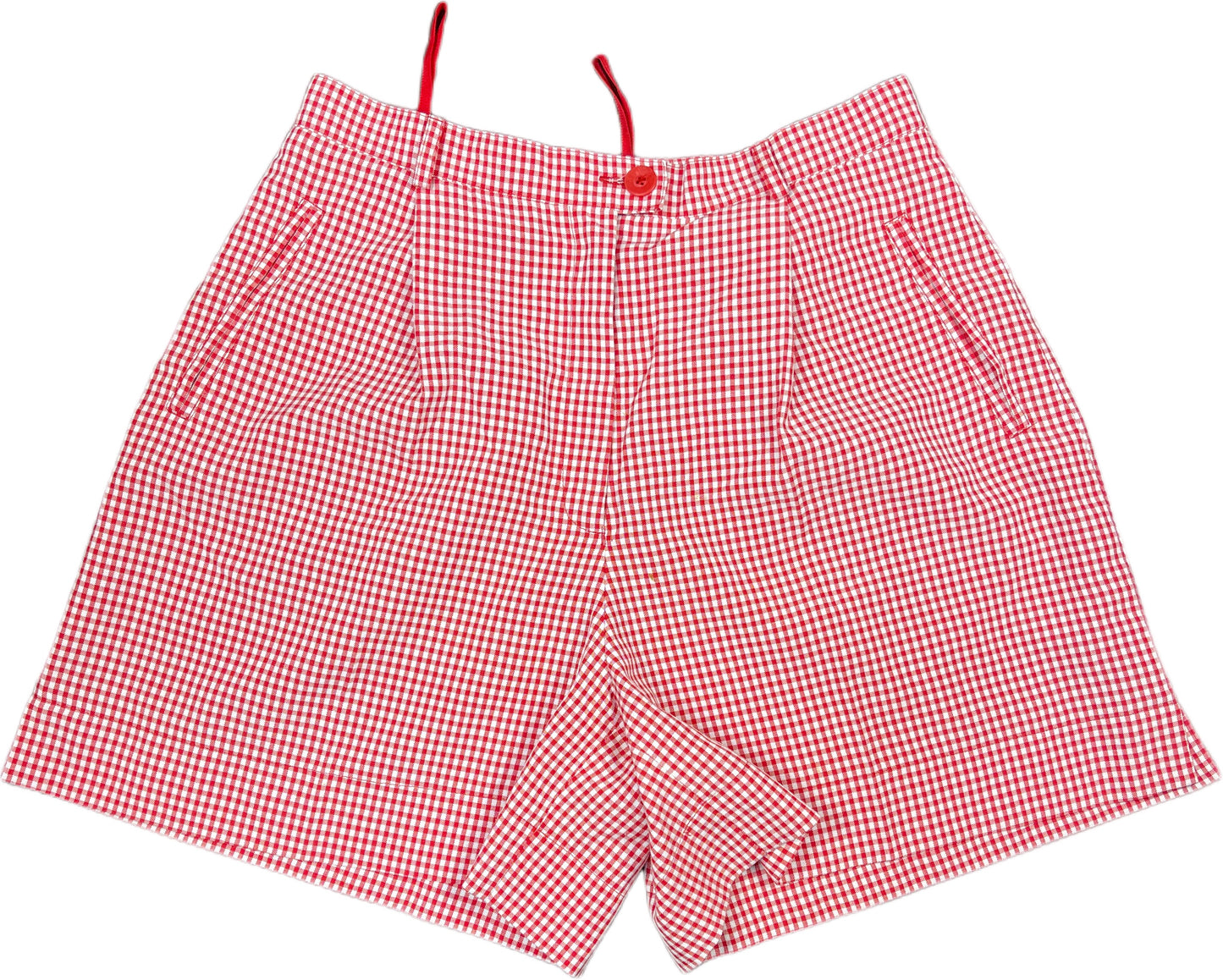 Vintage Ludwig Beck Red Shorts Viscose Blend XL