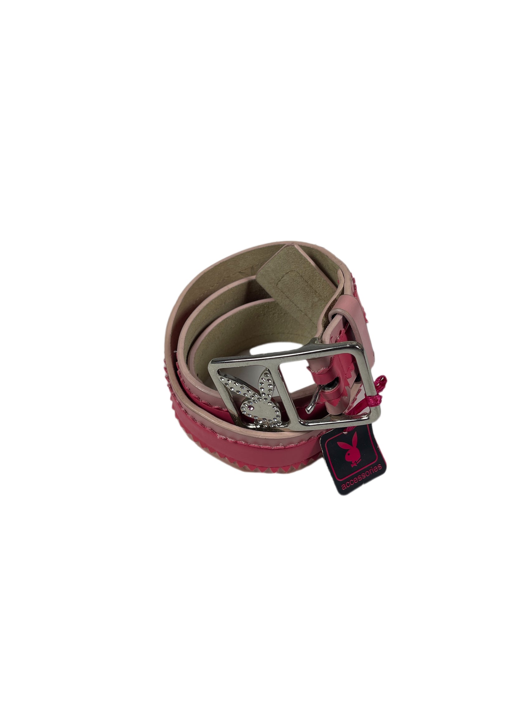 Y2k Playboy Belt Pink 2004