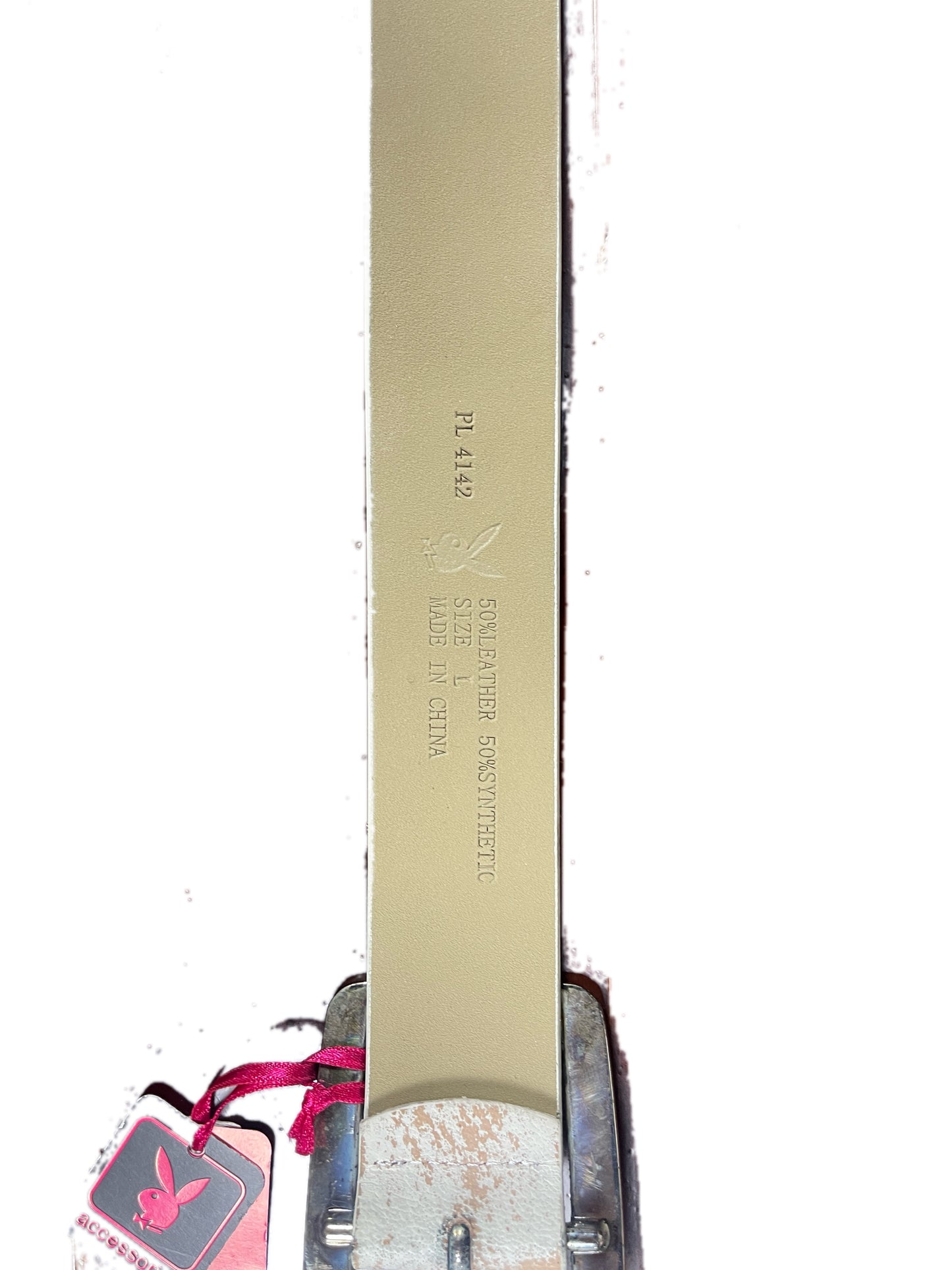 Y2k Playboy Belt Creme 2004