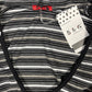 Y2k BbG Long Sleeve Top with Hood Black White - M
