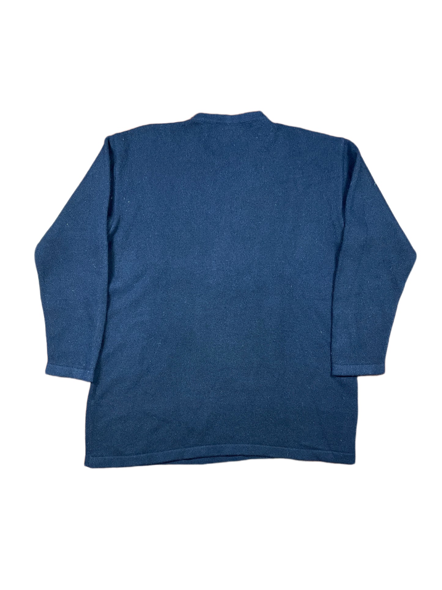 Vintage Iceberg 1992 Dumbo Knitted Sweatshirt Blue Navy - XL
