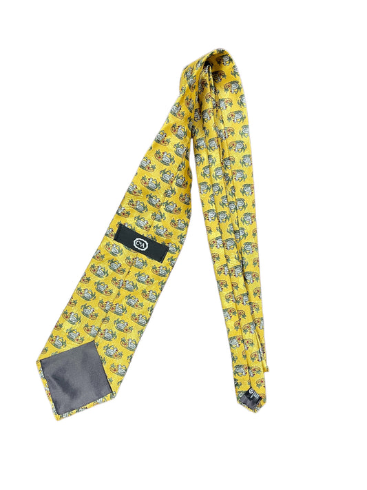 Vintage Duck Tie Yellow