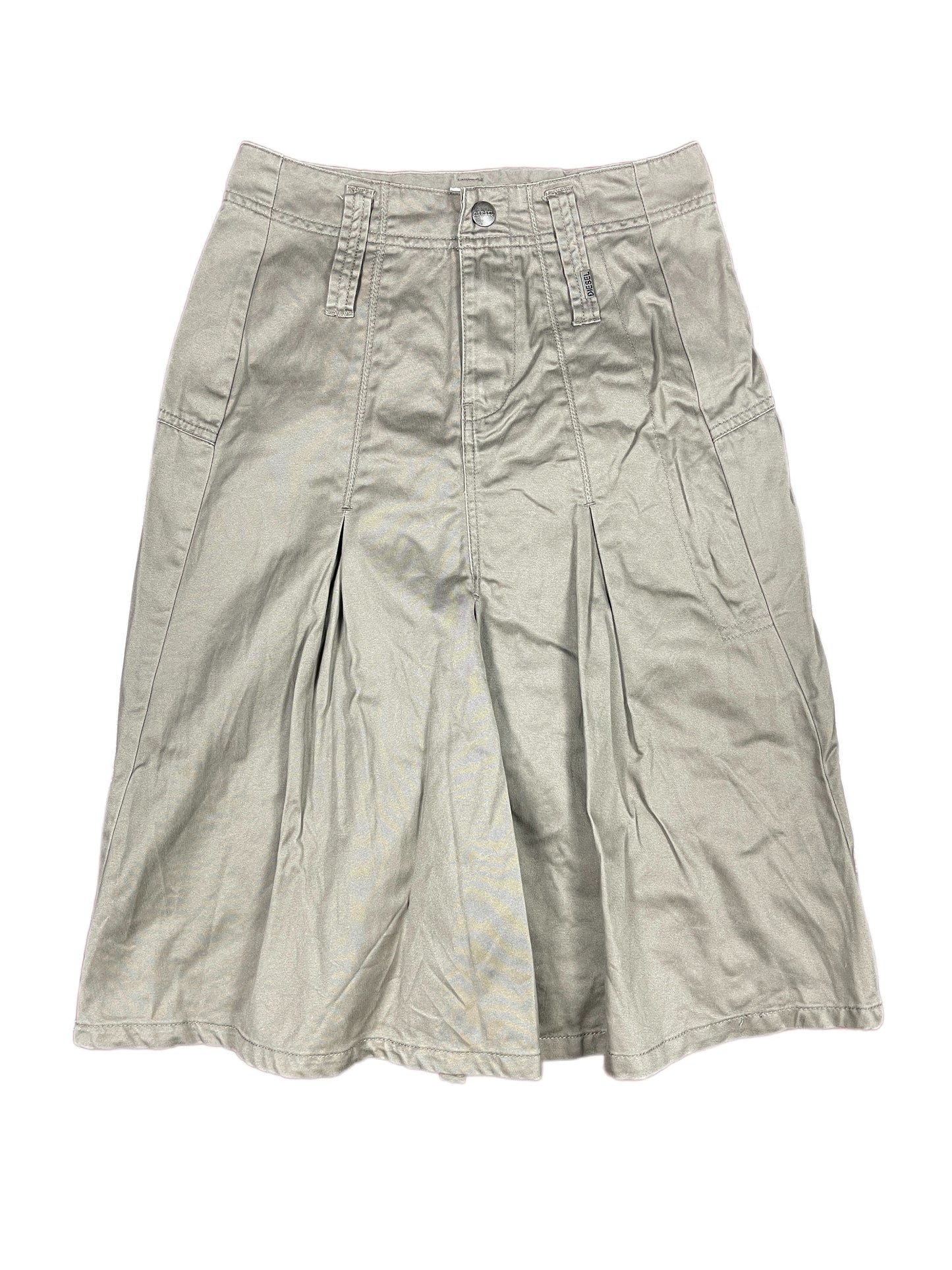 Y2k Diesel Cloth Skirt Khaki - XS