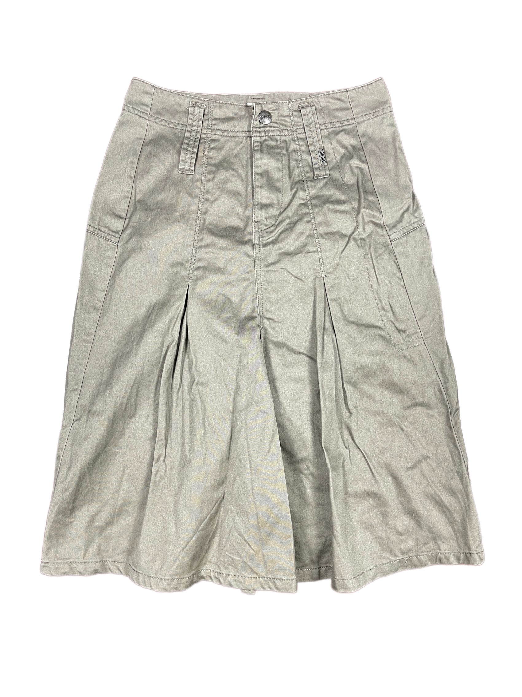 Y2k Diesel Cloth Skirt Khaki - XS