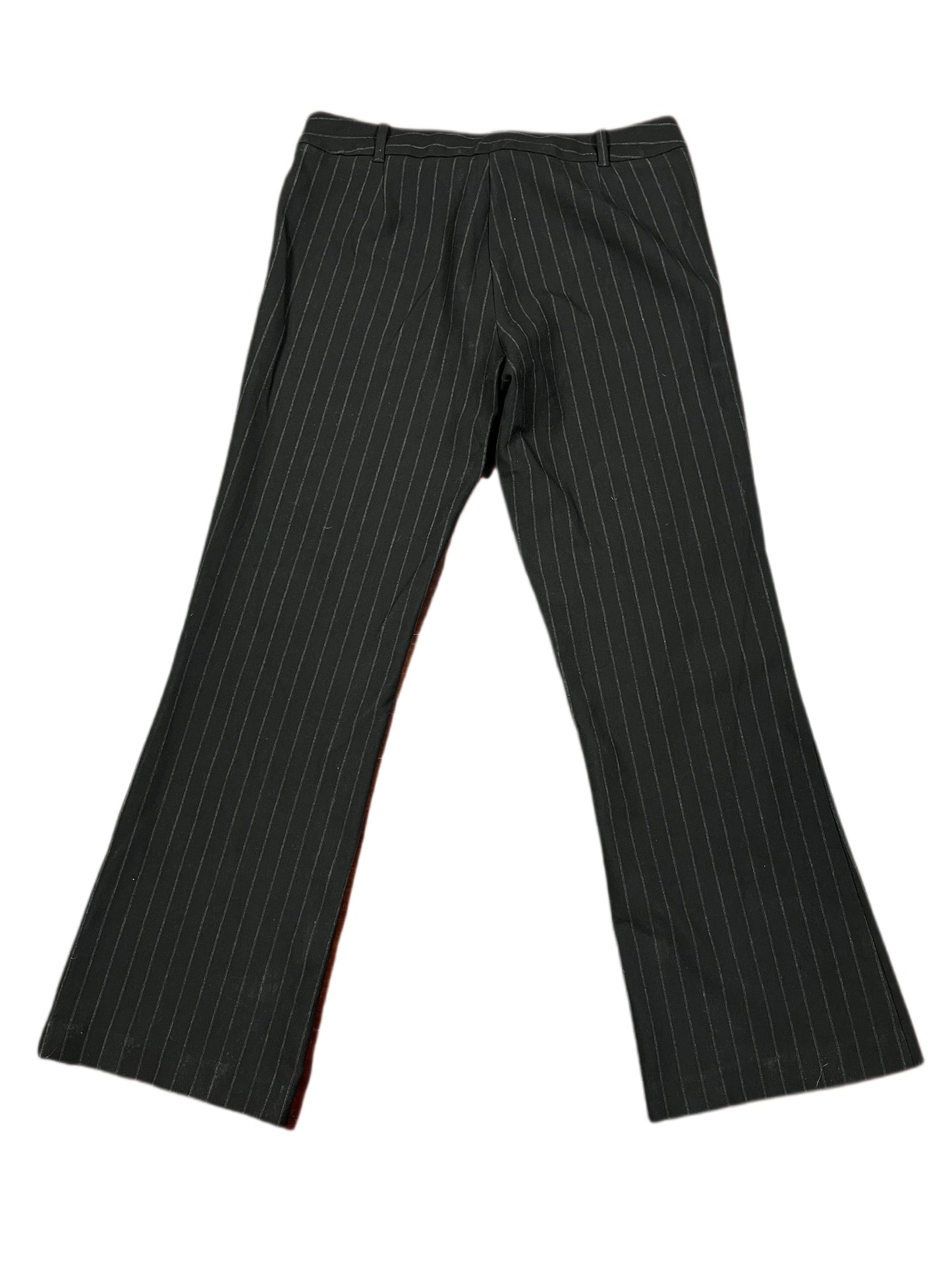 Benetton Low Waist Flared Cloth Pants Black - L