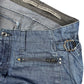Y2k G-Star Raw Mini Low Waist Denim Skirt Blue - S
